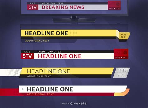 Tv News Graphics Templates